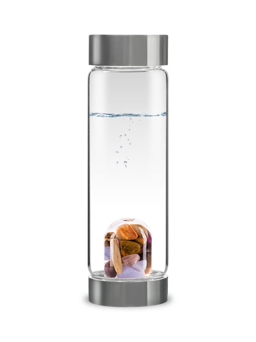Edelstein-Trinkflasche ViA „FIVE ELEMENTS“ – Ganzheitliche Balance nach TCM