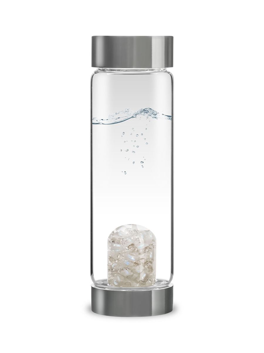 Edelstein-Trinkflasche ViA „LUNA“ – Intuition, Weiblichkeit & Kreativität