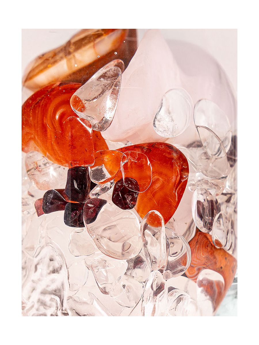 inu! Crystal Jar „VON HERZEN“ – Edelsteinmix für Wärme & Wertschätzung